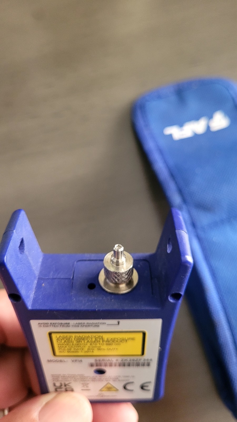 AFL VFI4 Visual Fault Locator, 610-690nm, 5.0mW, FC Interface, Carrying Case