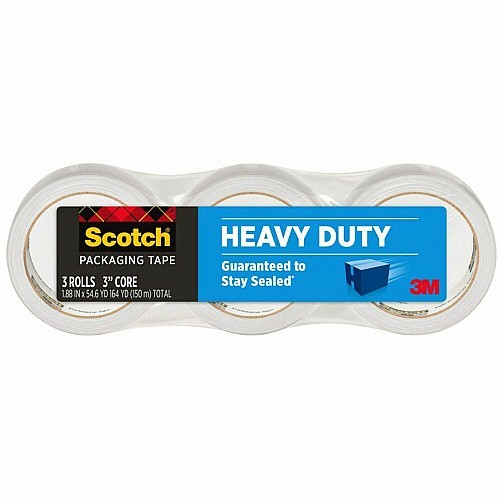 Scotch Heavy-Duty Shipping/Packaging Tape 54.60 yd Length x 1.88″ Width x 3.1