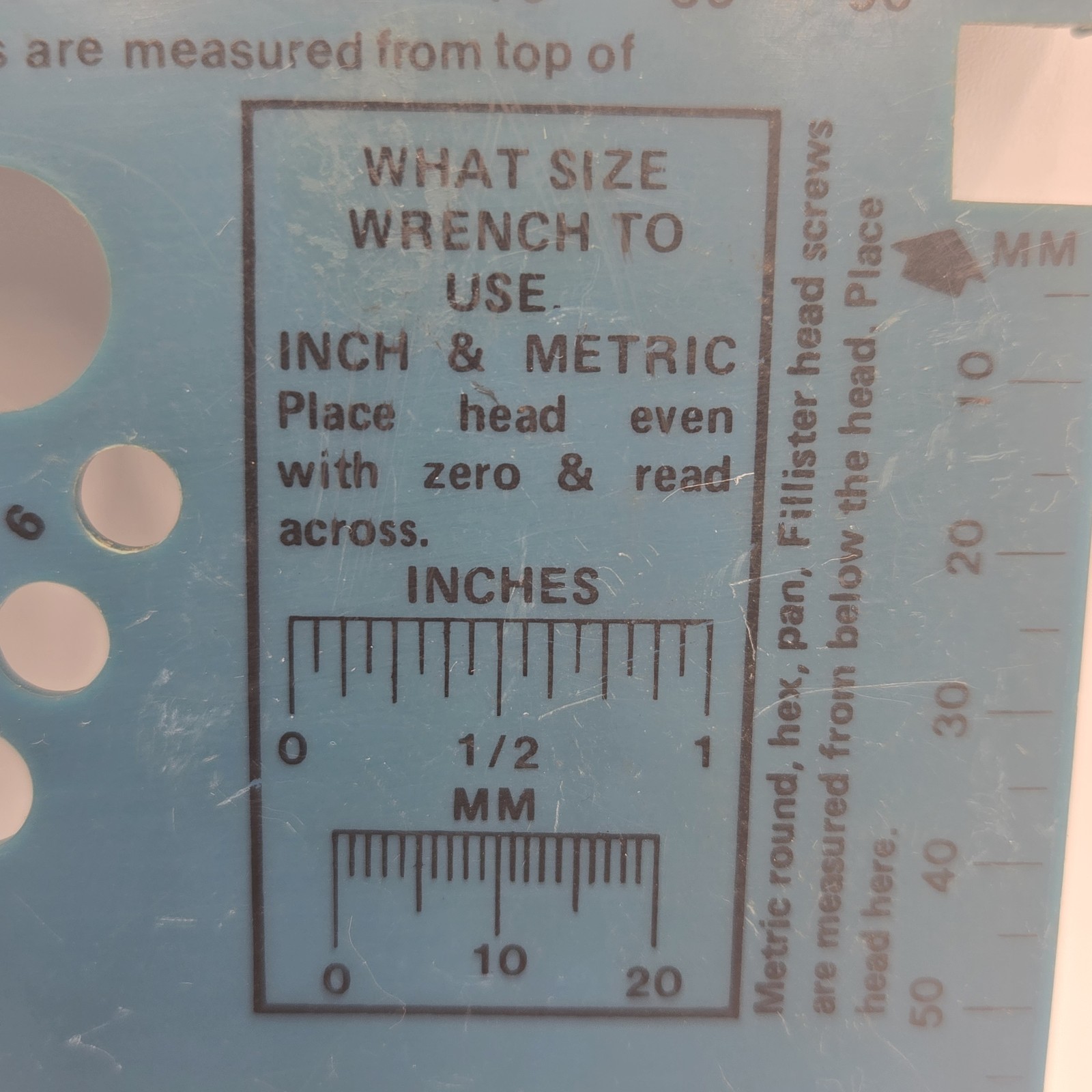 Nut Bolt & Screw – Thread Gauge 27 Size Measurements, Measures SAE and Metric