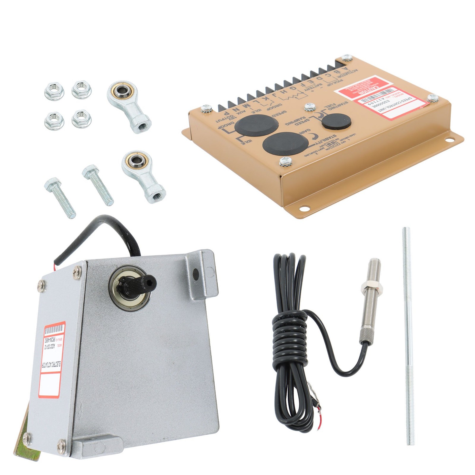 Generator ADC120-12V+ESD5500E+MSP6729 Governor Actuator Speed Control Unit