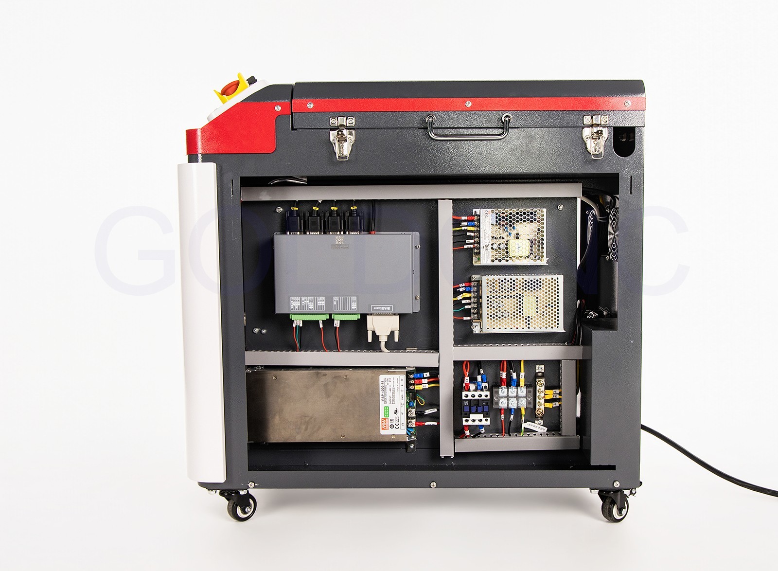 US SHIP 300W JPT Pulsed Laser Cleaning Machine Wood Laser Rust Oil Paint Removal