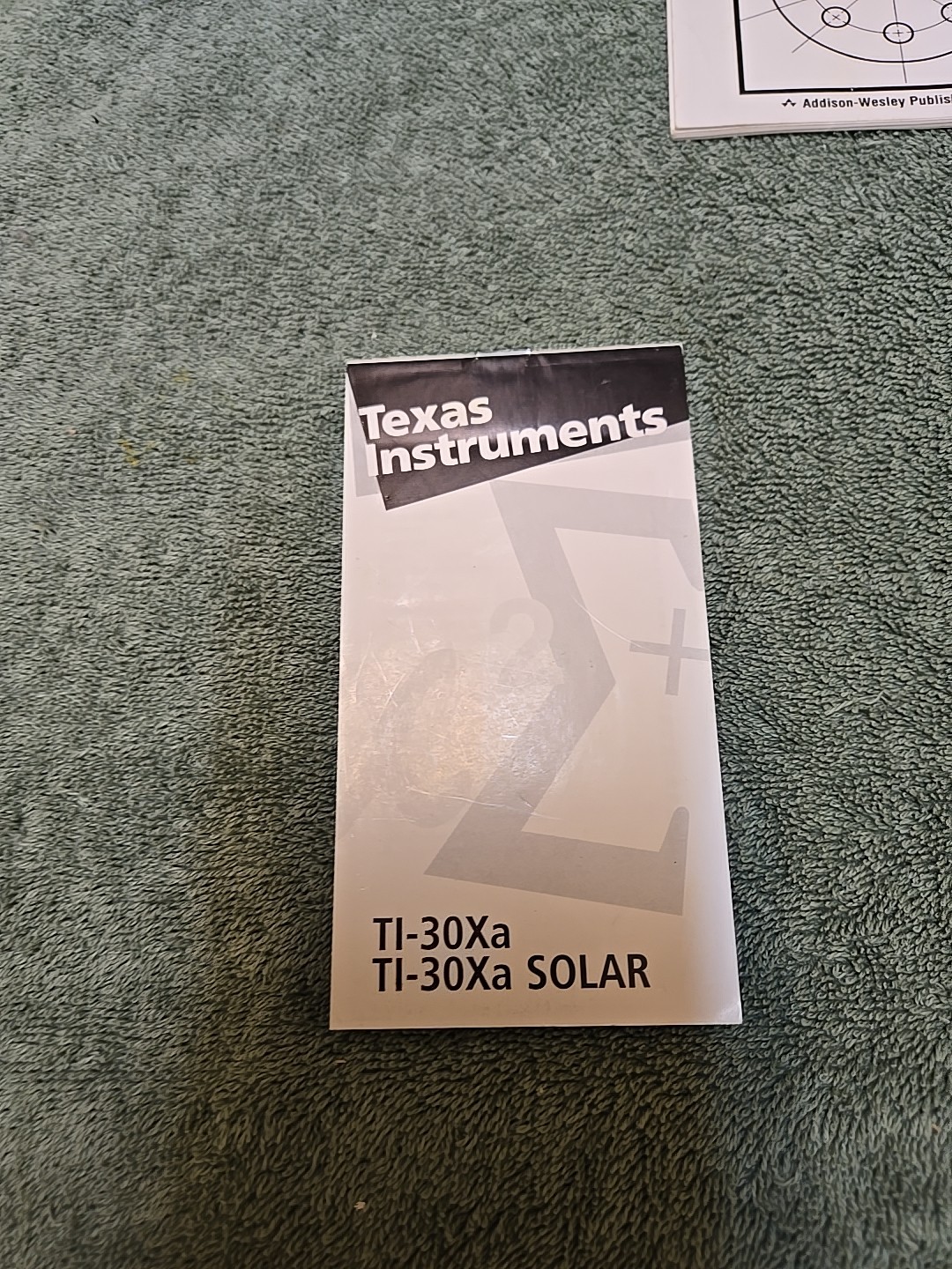 Texas Instruments TI-30xq Users Ti30xa Solar