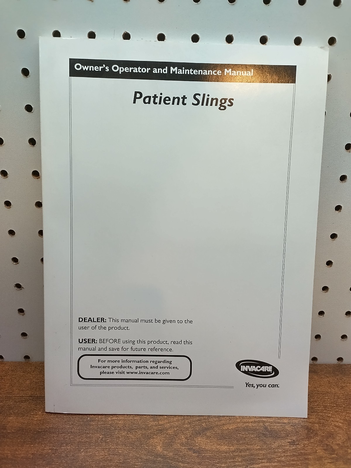 Invacare R115 Large Full Body Sling w/ Commode for Patient Lift Blue Mesh Manual