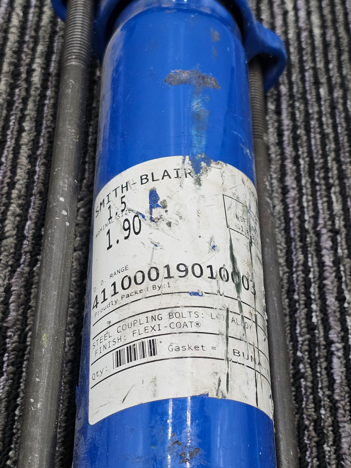 Smith Blair 41100019010003 Ductile Iron Coupling 1-1/2″ Pipe Size 1.90″ Nominal