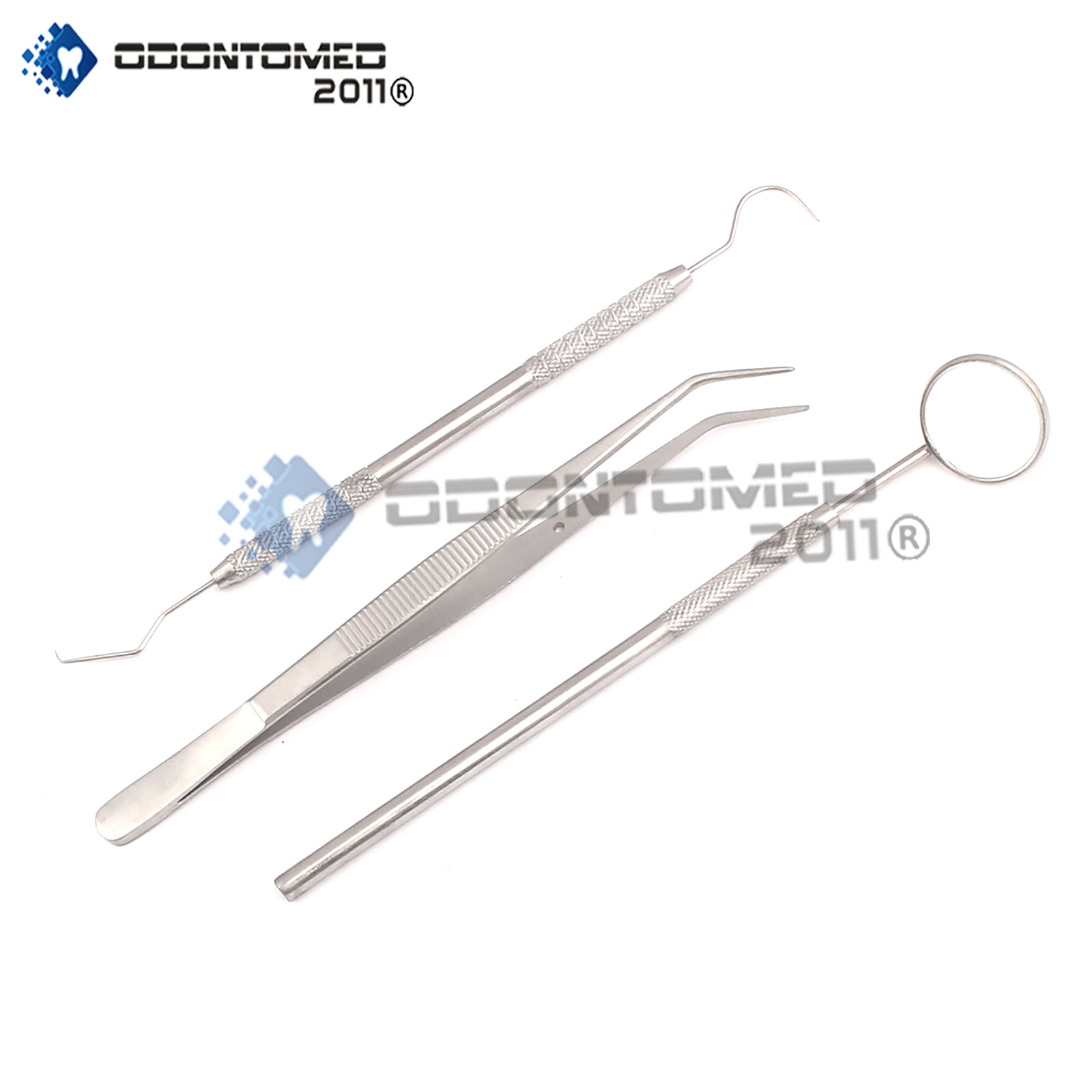Basic Examination Dental Kit Set of 3 Hygiene kit With College Tweezer PR-154