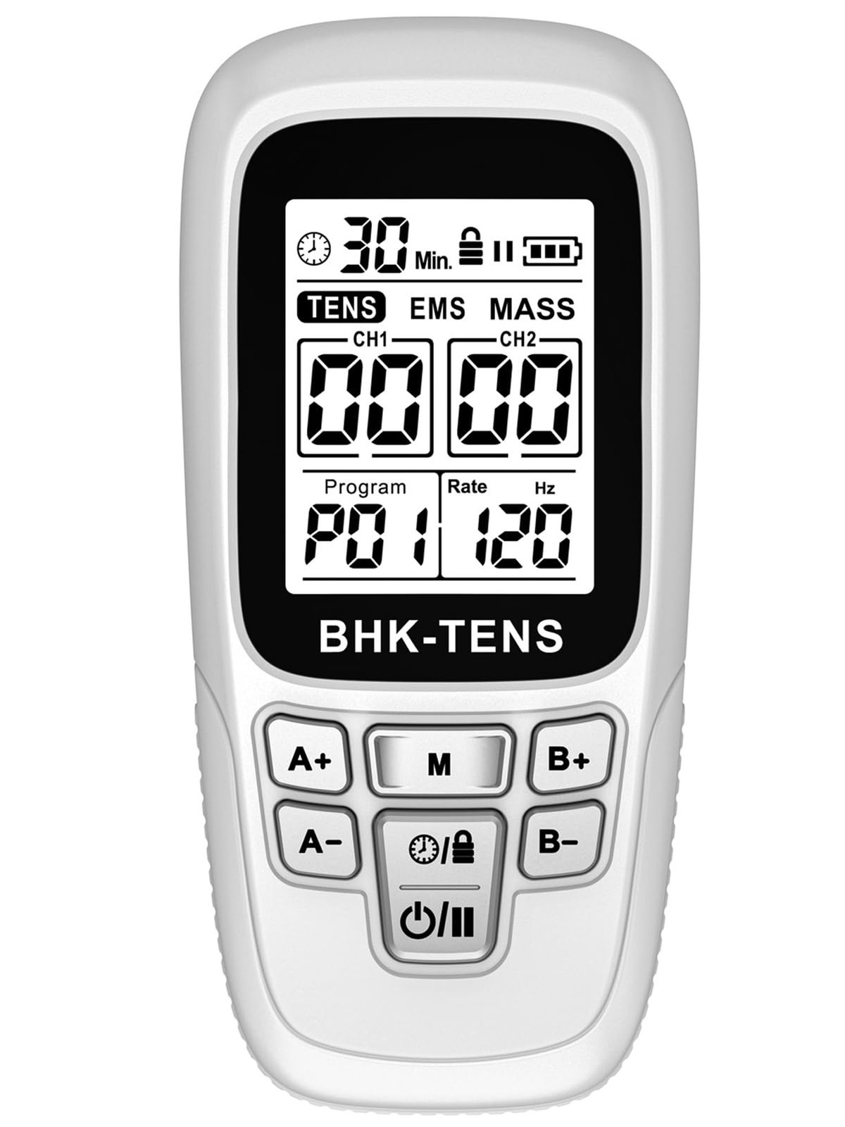 24 Modes TENS EMS Unit for Pain Relief, Muscle Stimulator Machine with 8 Reus…