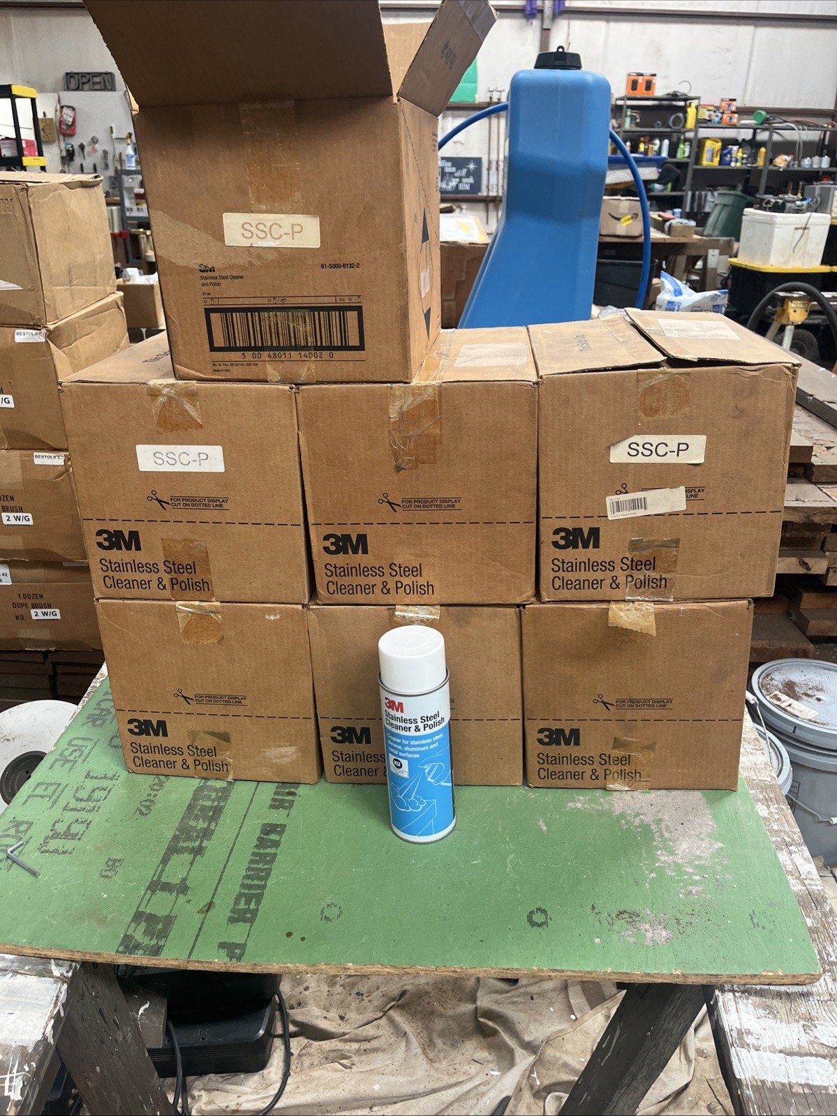 3M Stainless Steel Cleaner And Polish 21 Oz Cans Case Of 12 New