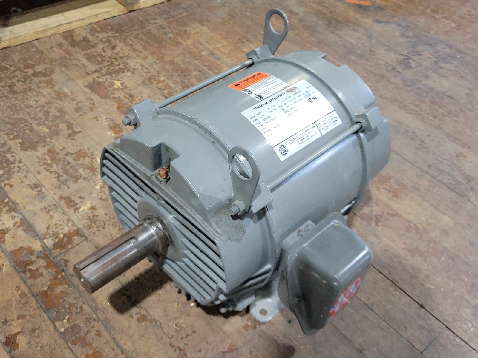 US Electric Motors F279A Electric Motor 230/460V HP 7.5 3PH FL Amps 20.0/10.0