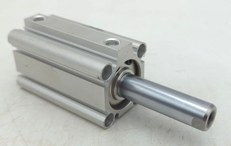 SMC CDQ2B32-50DZ compact double acting, single rod cylinder Used