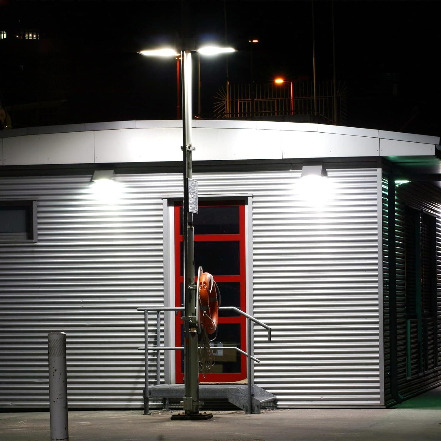 LED Wall Pack Light 120W Commercial Industrial Outdoor Security Fixture 5000K