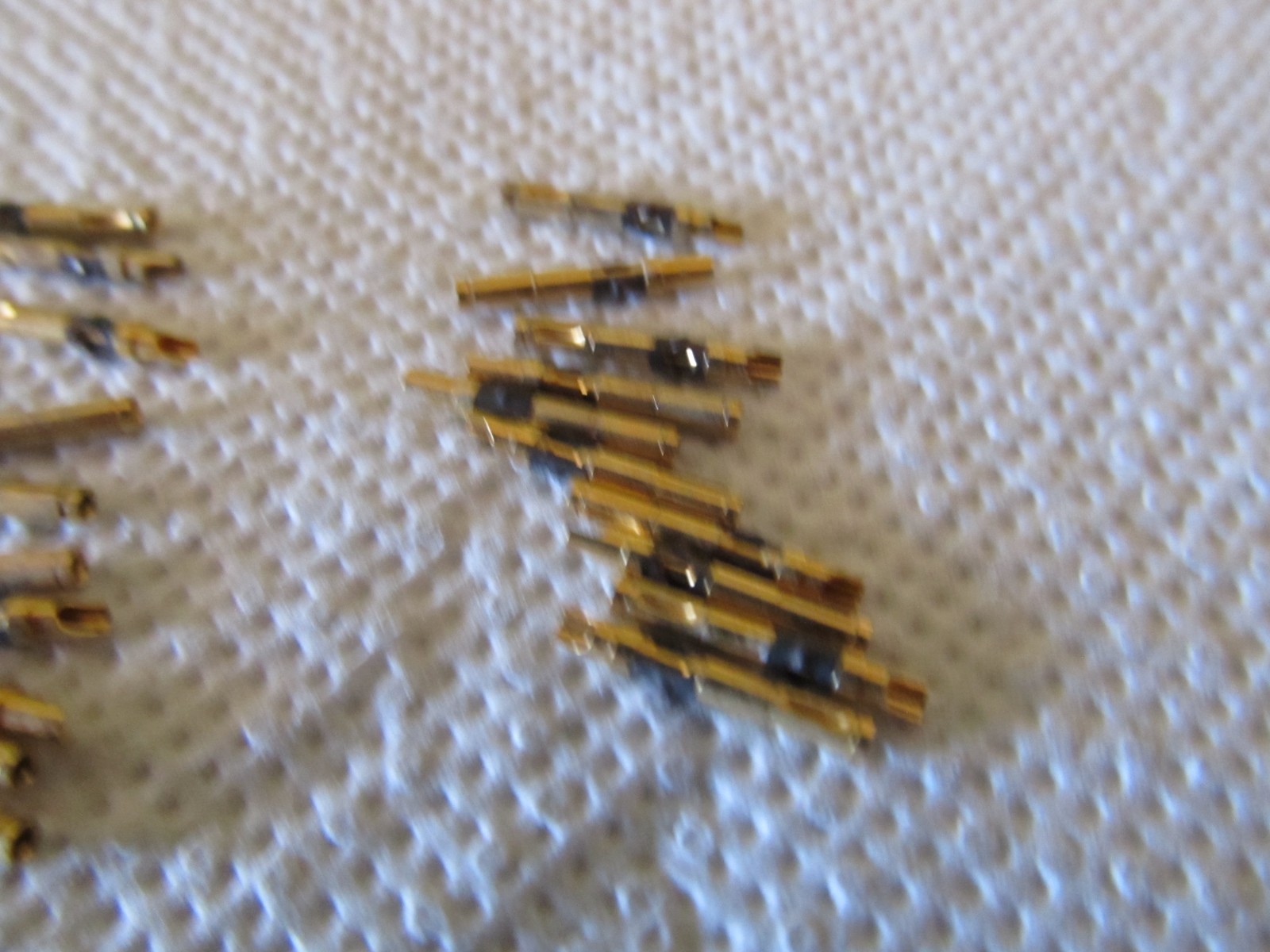 50 pcs gold plated Amphenol small Pin Sockets