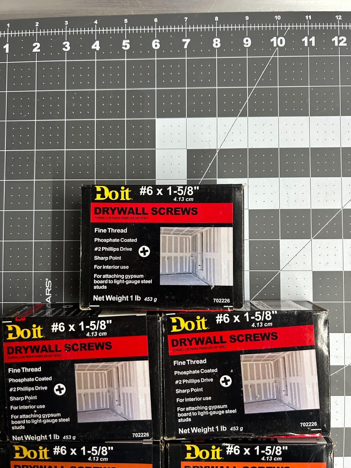 NOS 5-pounds LB Do It Best #6 x 1-5/8″ Fine Thread Phillips Head Drywall Screws
