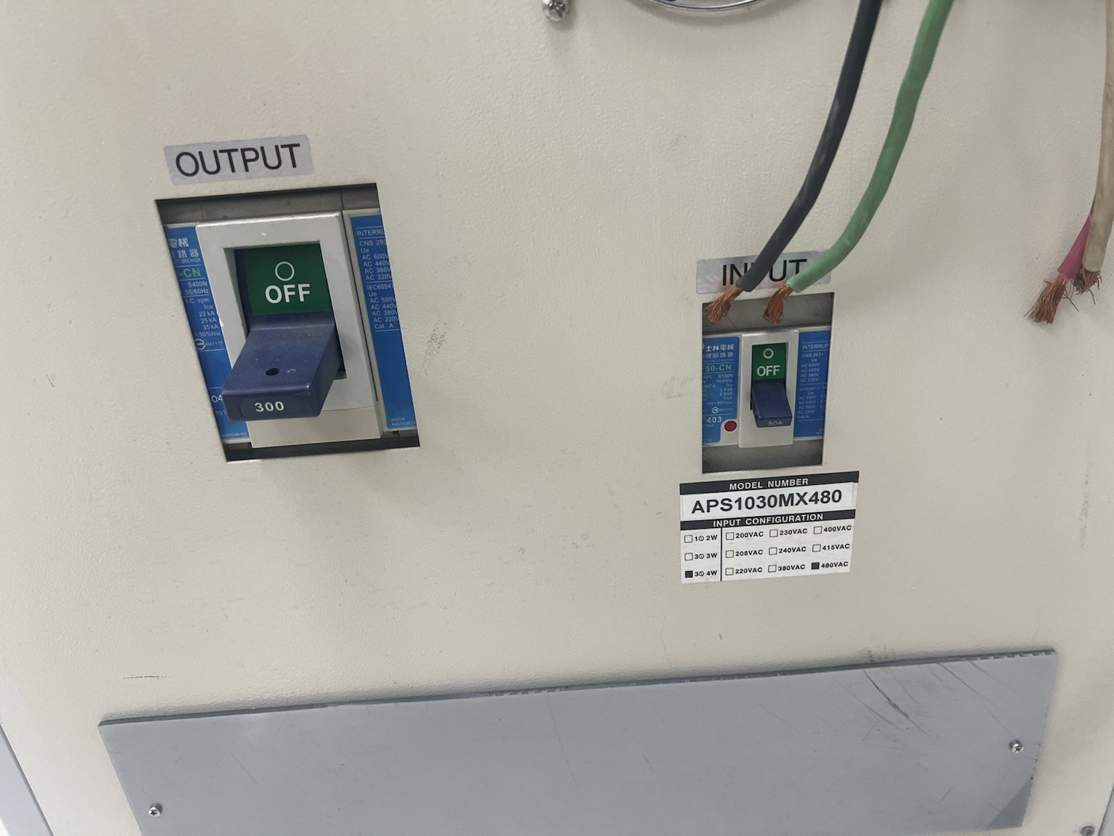 Adaptive Power APS1030MX480 30kVA 1ph AC Power Source/Frequency Converter