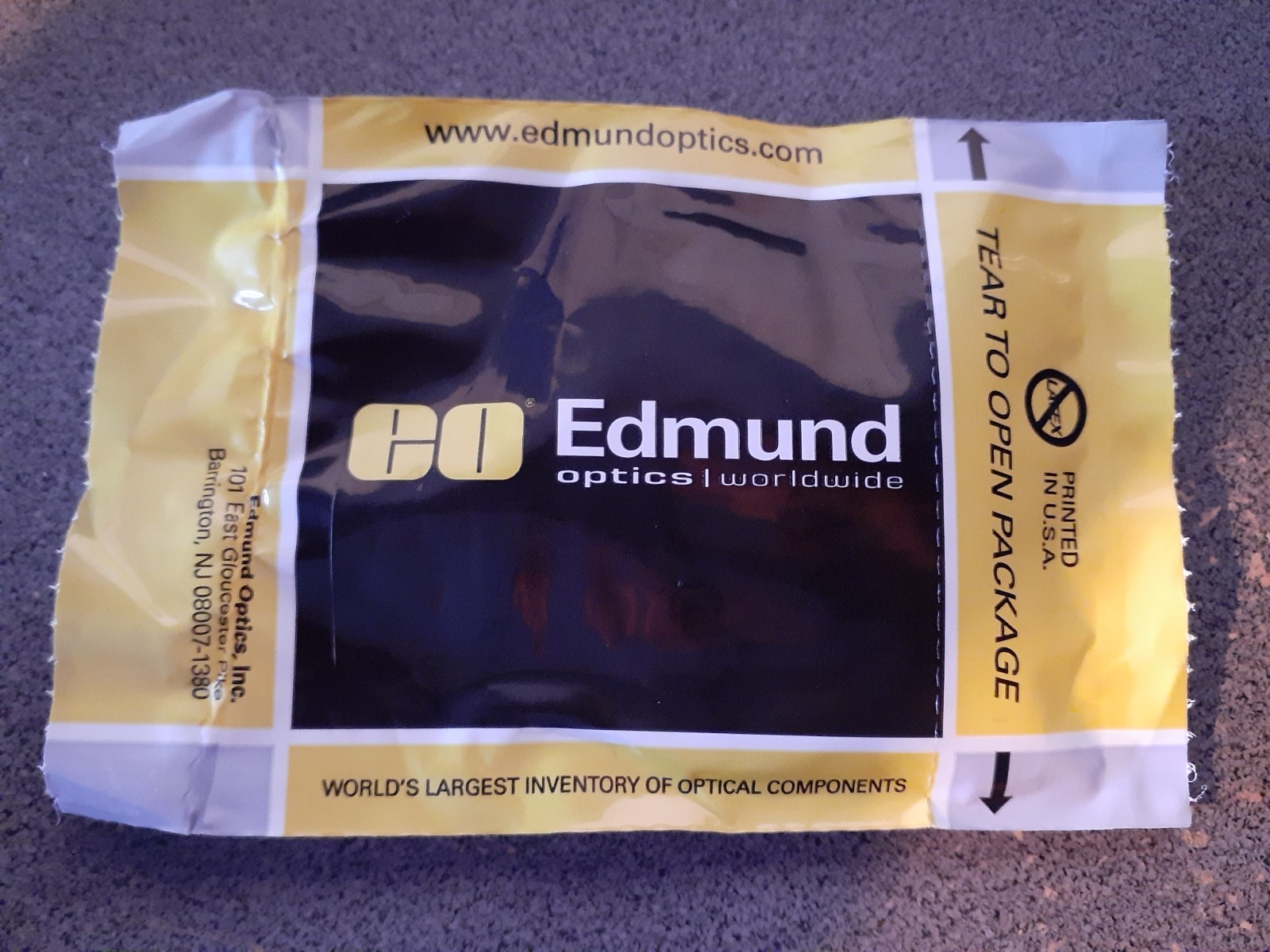 Edmund #87-124 (87124) – Molded Aspheric Lens, 0.40 NA, 6.24mm FL, Uncoated