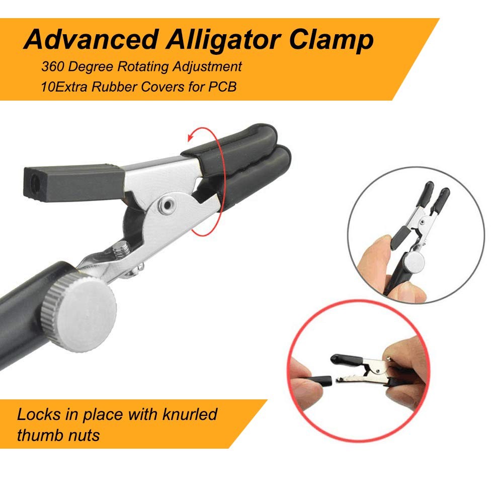 Magnetic Helping Hands Third Arm Soldering Work Station | Extra Large & Heavy Du
