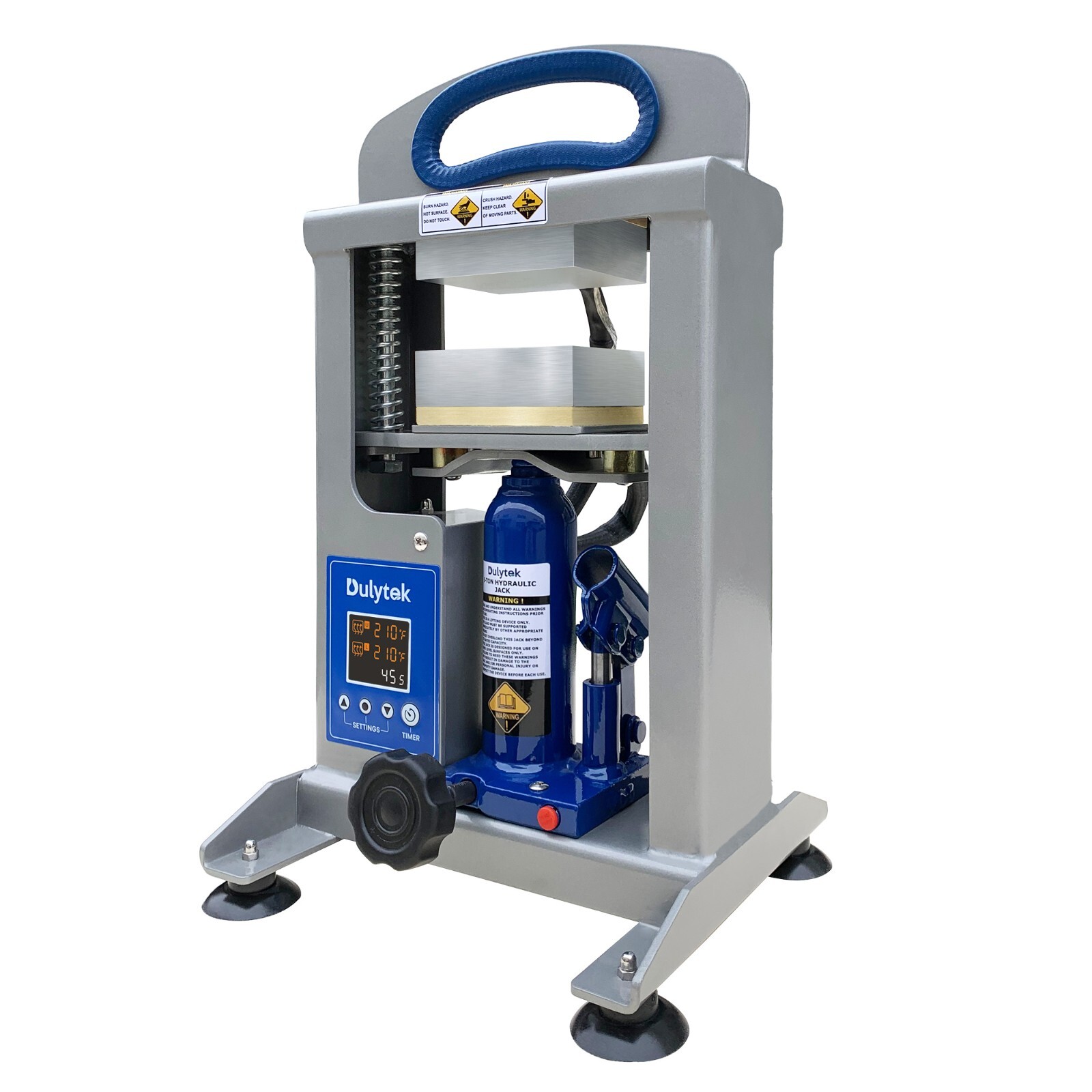 Dulytek DHP5 5 Ton Hydraulic Heat Press with Dual Heat Plates & Starter Kit