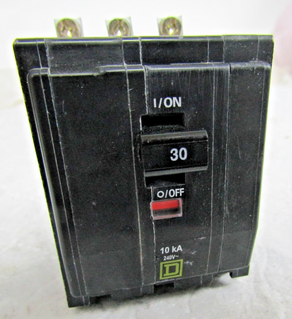 ✌️NEW SQUARE D QOB330 3 POLE 20 AMP BOLT-ON CIRCUIT BREAKER