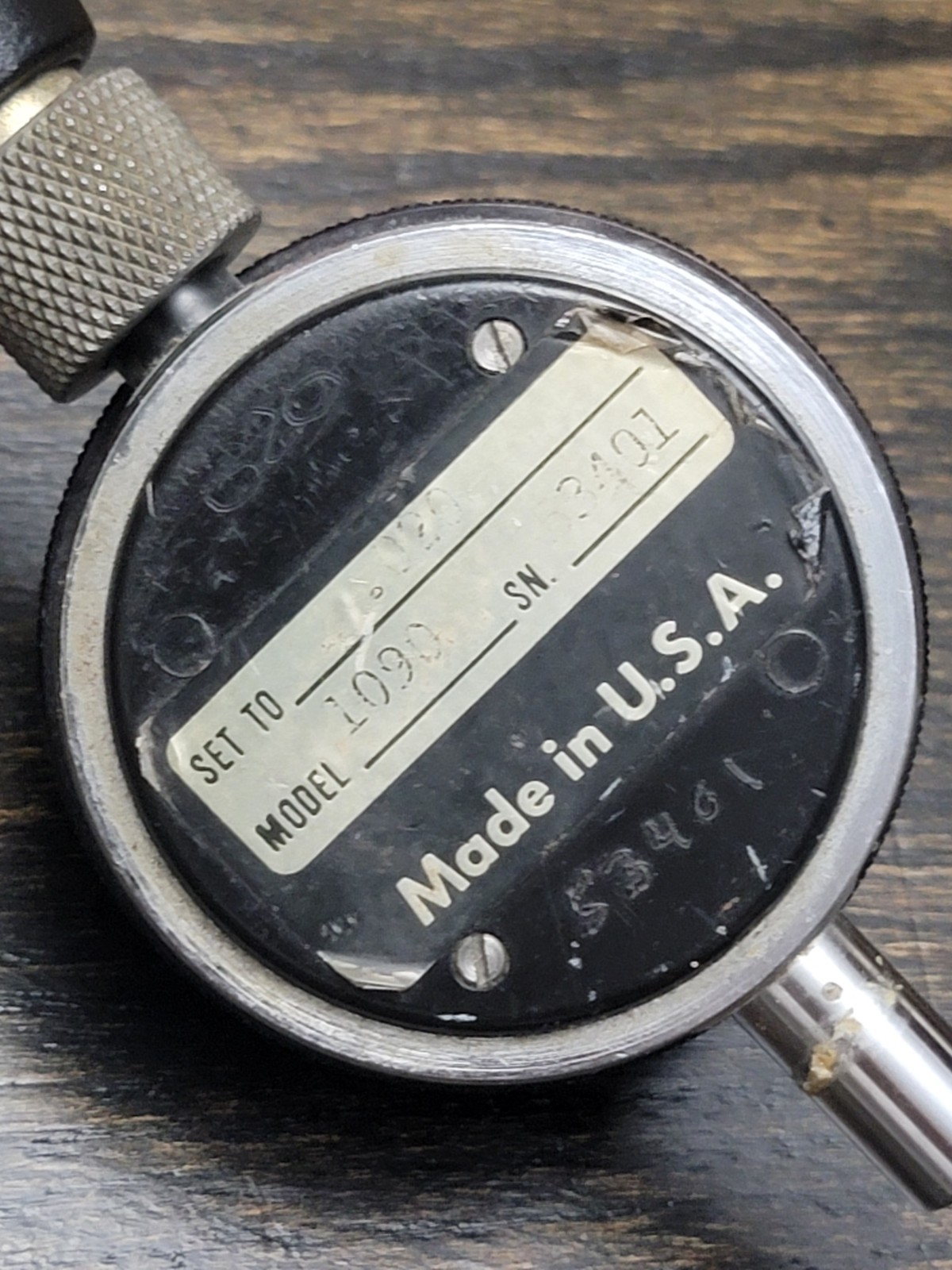 BARCOR INC. Model 1090 0-90 Degree .001″ DIA. Chamfer Gage Made In The USA ?