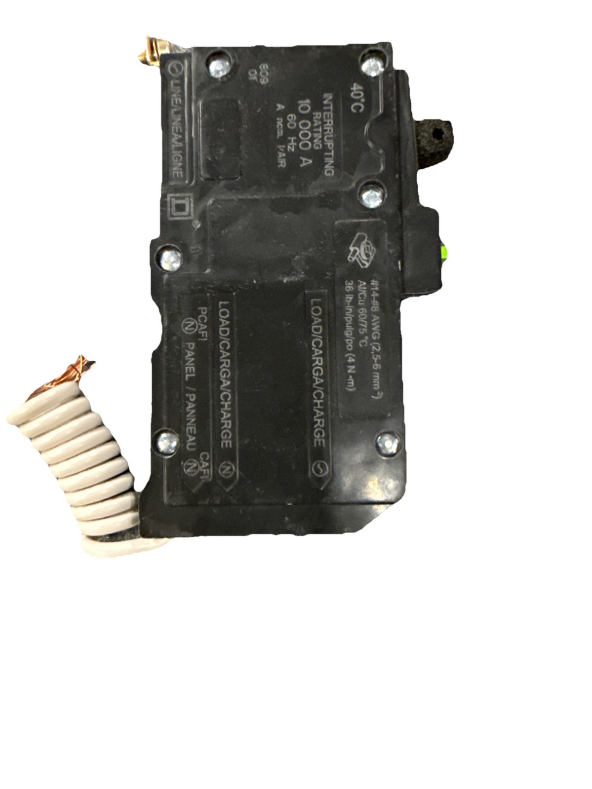 Square D QOB120AFI 20A 1 Pole Circuit Breaker