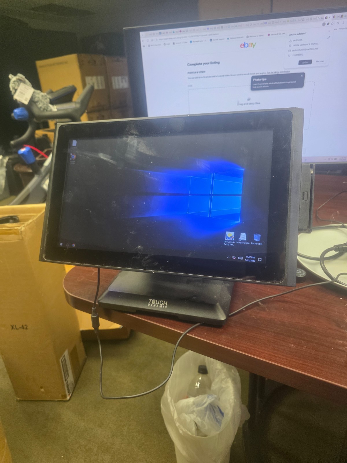Touch Dynamic Acrobat J1900 POS Terminal 14.1″ Windows – NEW IN BOX – Sealed