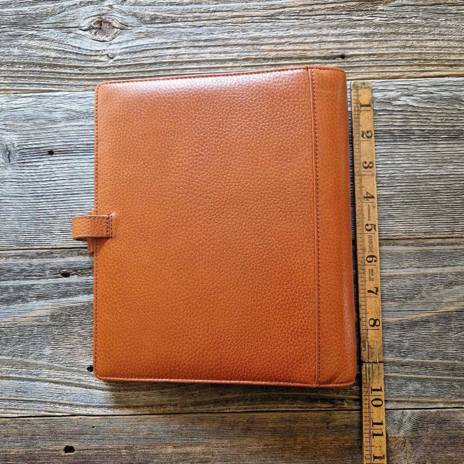 Vintage Filofax Finsbury A5 Organizer Binder Brown Leather (Discontinued Color)
