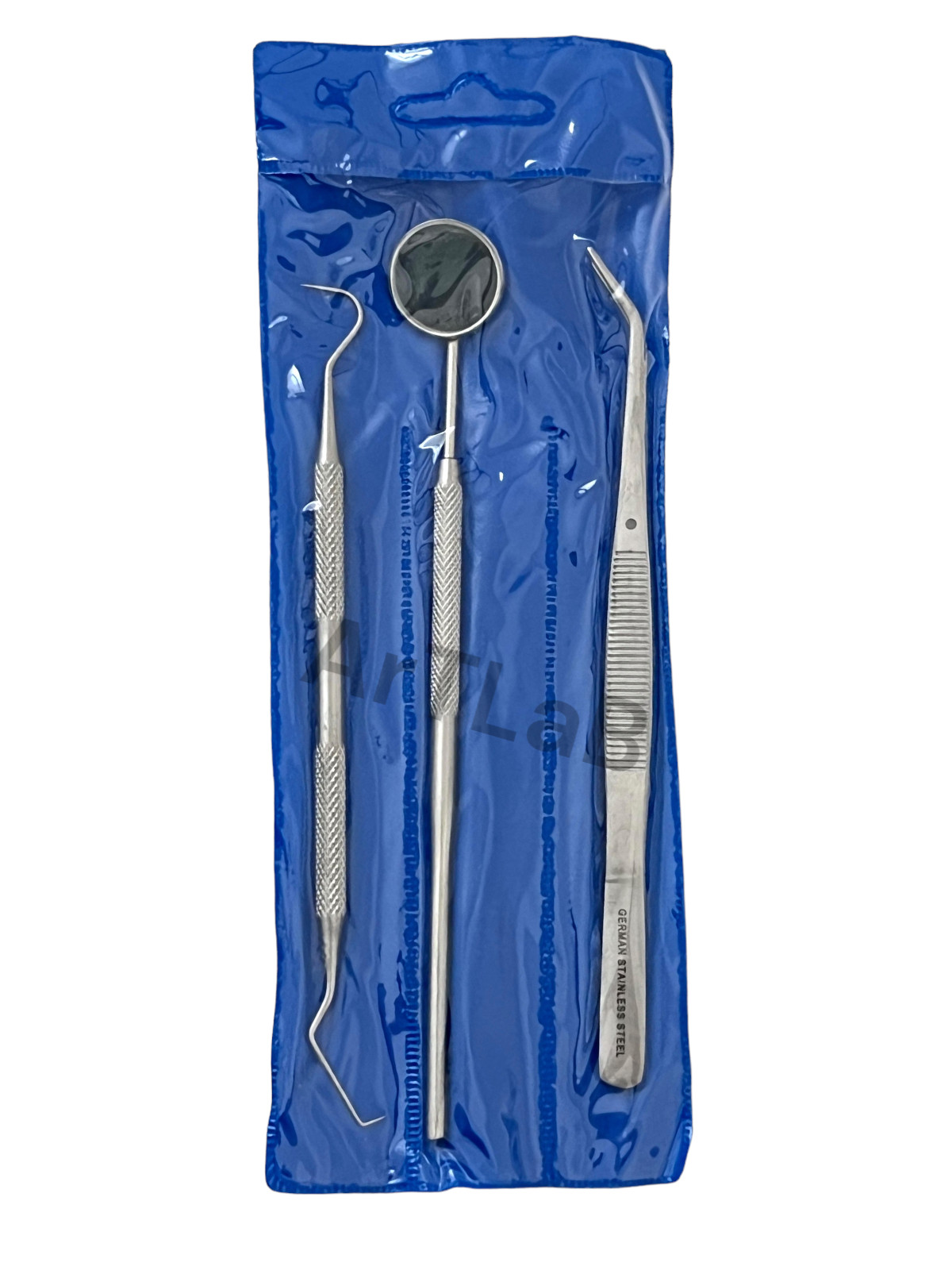 ARTLAB-Basic Dental Set-Mirror,Explorer Pick,College Cotton Pliers -German Steel