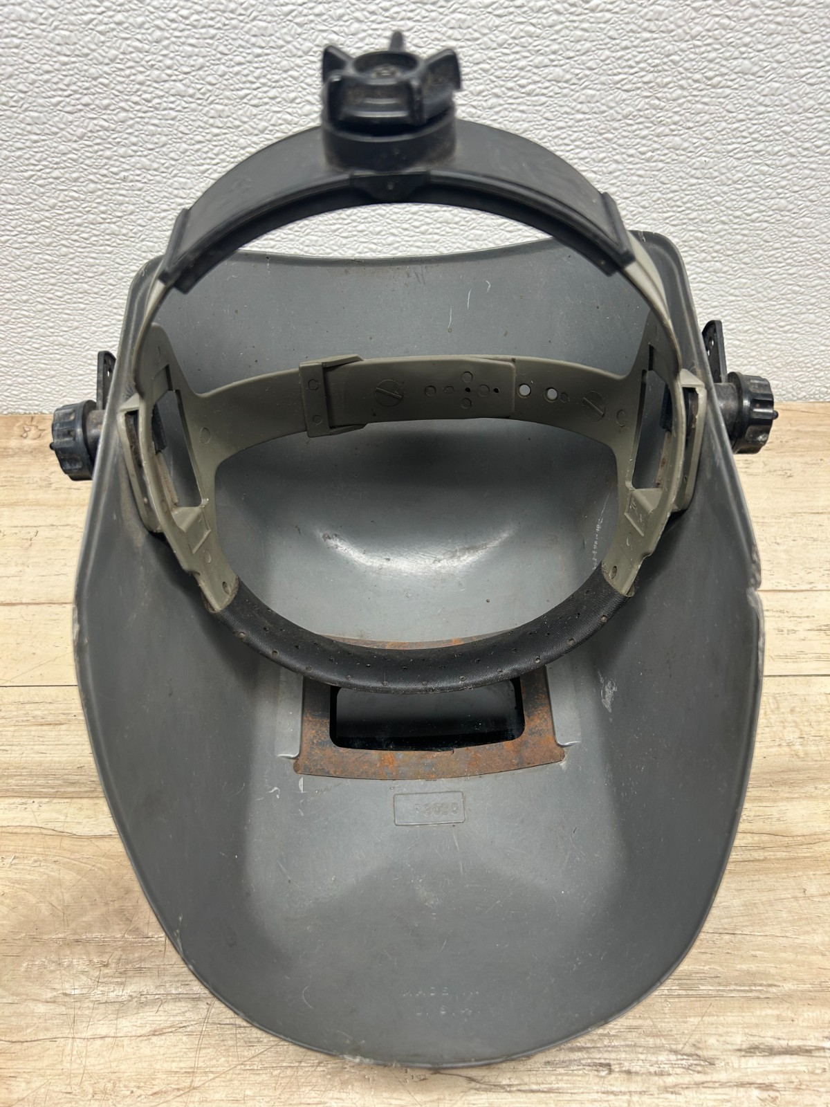 Vintage Fibre-Metal Welders Mask Gray Thermoplastic Welding Helmet
