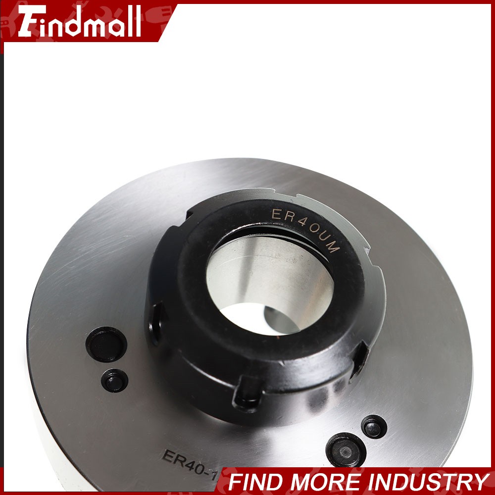 ER40 Collet Chuck 125mm Diameter Compact Lathe Tool Stud 5/8in For Milling Lathe