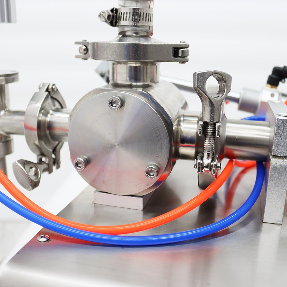 Paste Liquid Filling Machine 10-100ml Single Nozzle Pneumatic Piston Filler 110V