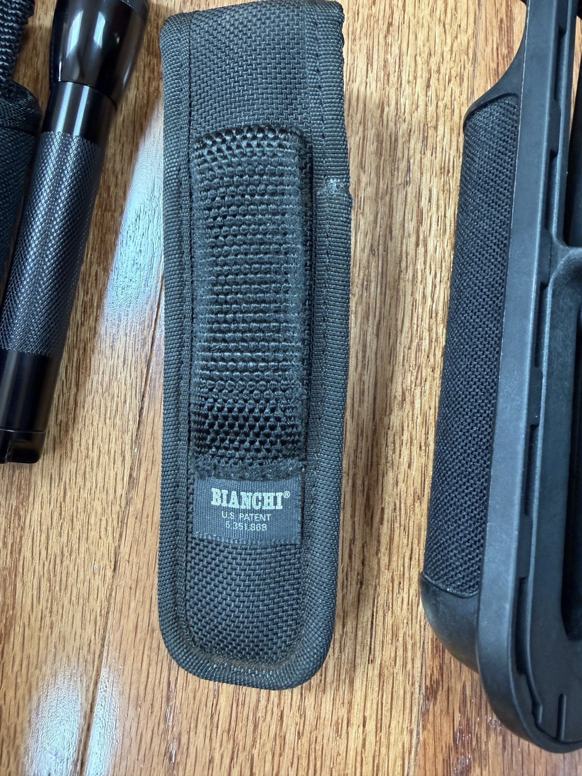 Police Security Duty Belt ACCESSORIES Mixed Lot of 14 BIANCHI SIDEKICK MAGLITE