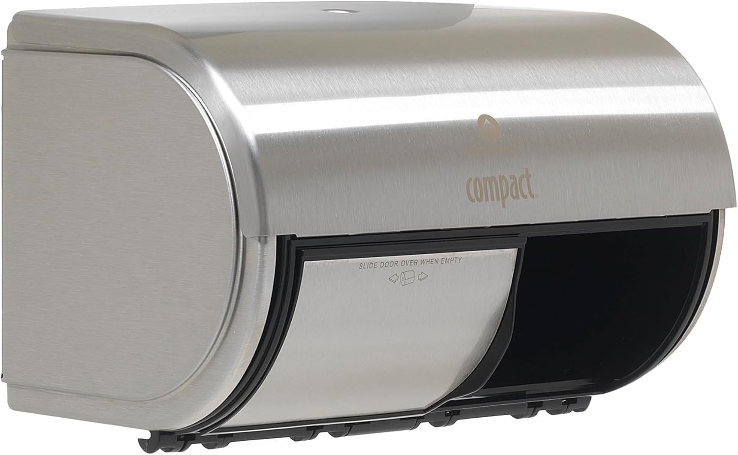 Georgia-Pacific 56798 Compact 2-Roll Side by Side Tissue Dispenser Stainless
