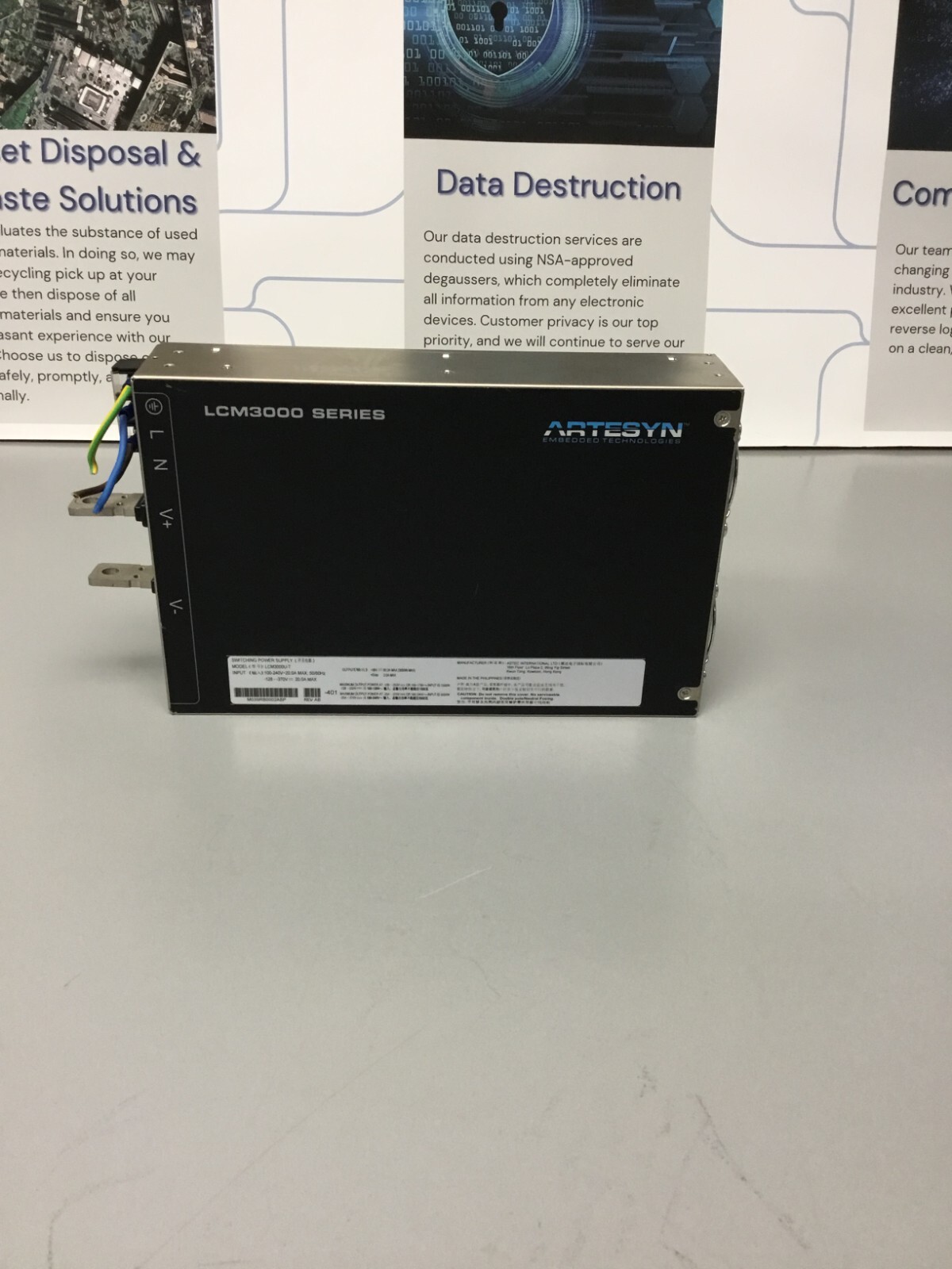 Artesyn LCM3000U-T Series 3000W AC-DC Switching Power Supply !!GOOD CONDITION!!!