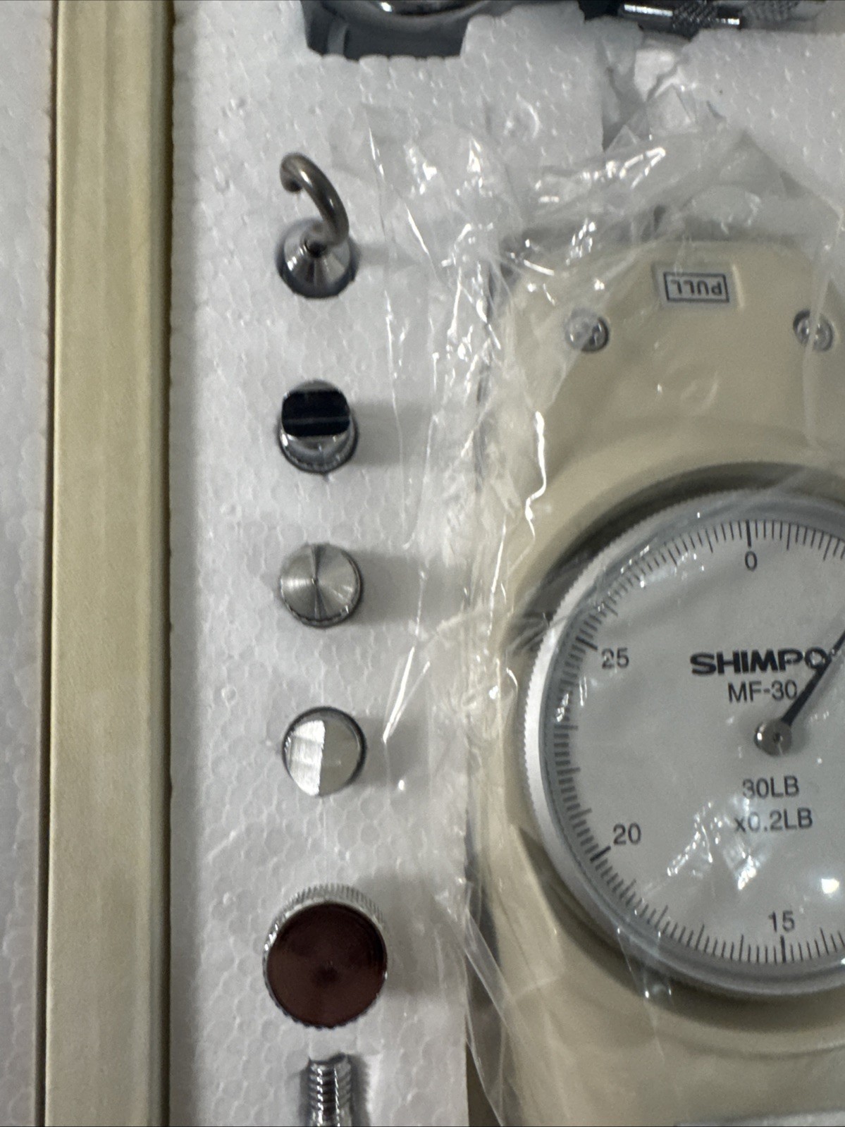 SHIMPO MF30 Mechanical Force Gauge 30LB X0.2LB