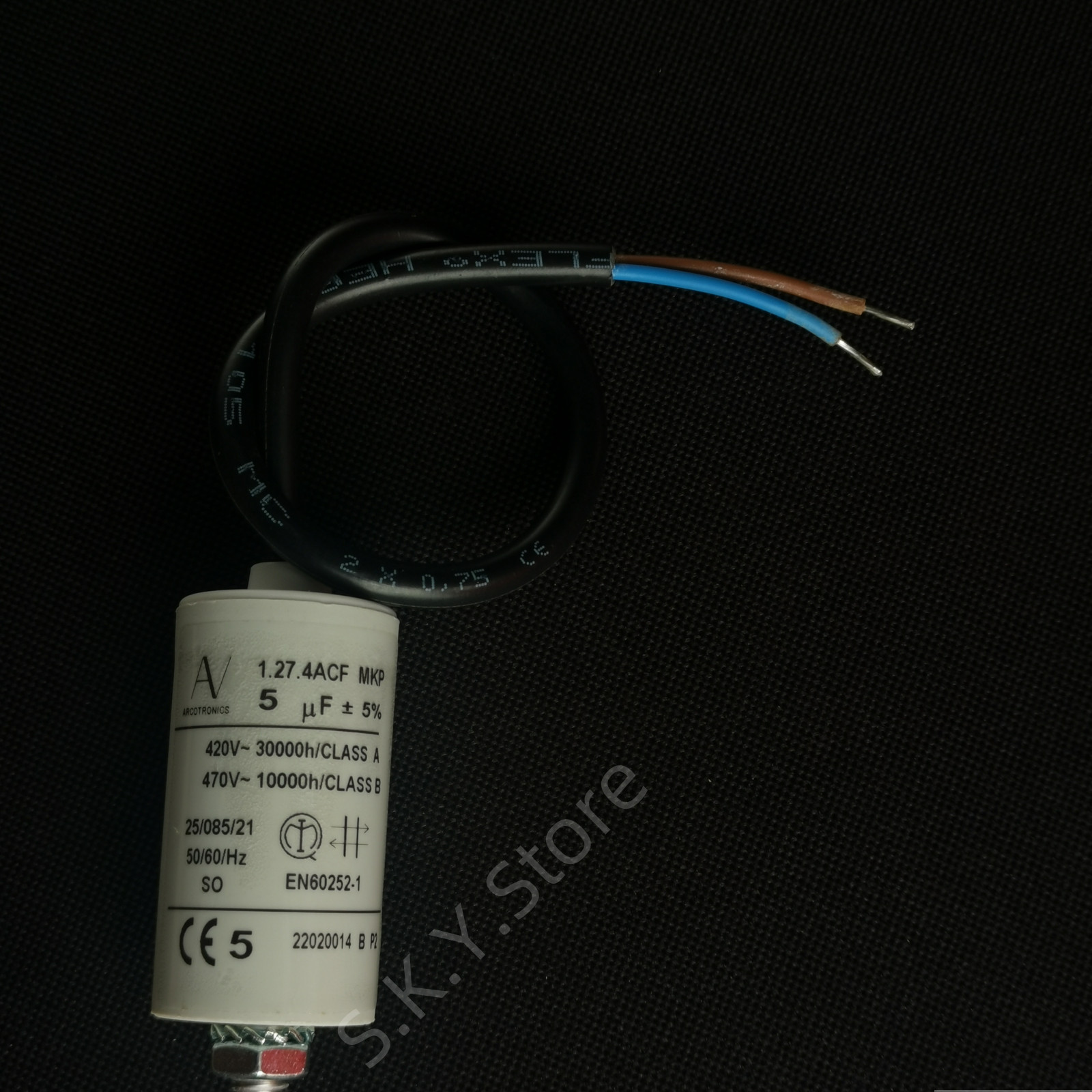 NEW AV 5uF 1.27.4ACF MKP 420V, 470V for Arcotronics Series Capacitor Fast Ship