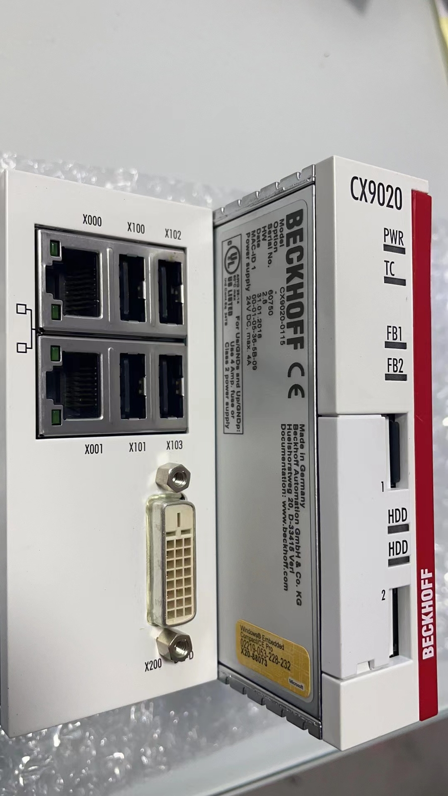 1PC NEW BECKHOFF CX9020-0115 Standard PLC MODULE CX90200115 EXPEDITED SHIPPING