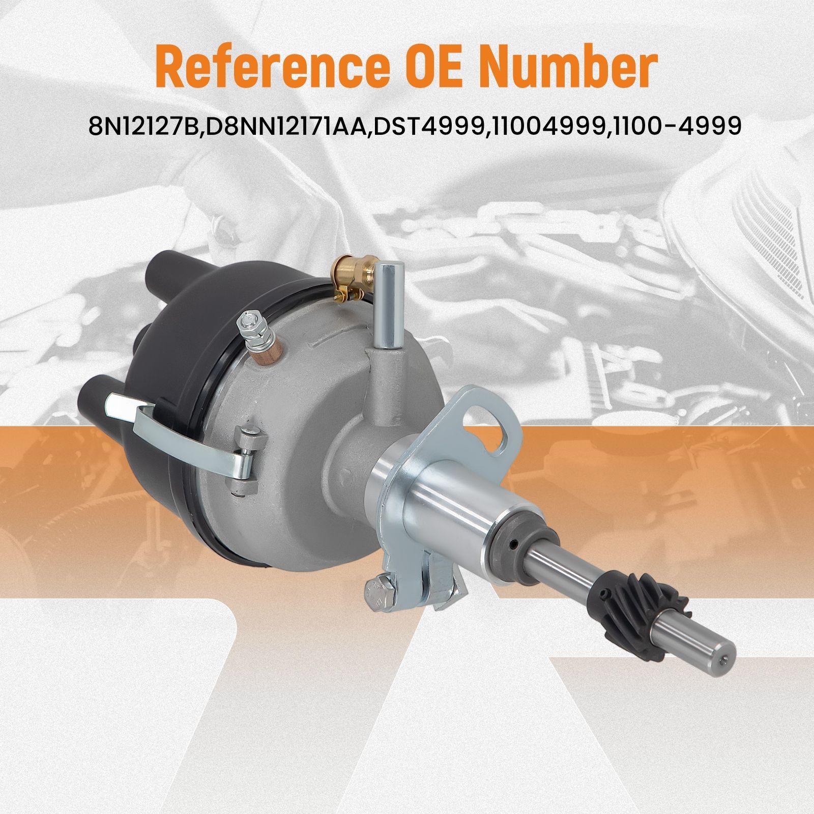 Side Mounted Ignition Distributor for Ford Tractor 2N 8N 9N 8N12127B
