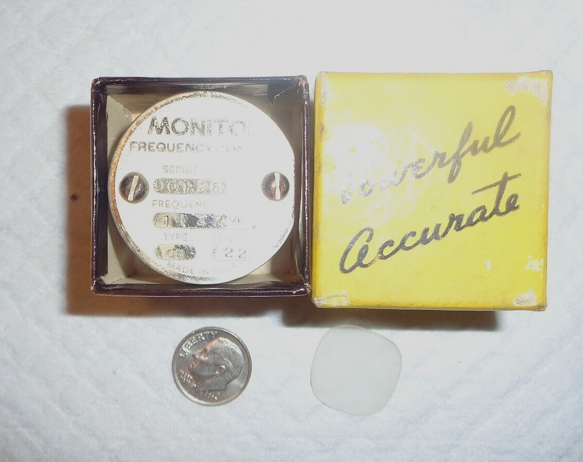 New In Box Monitor Type MCM1A Frequency Control 2000.0 KC Radio Crystal Unit