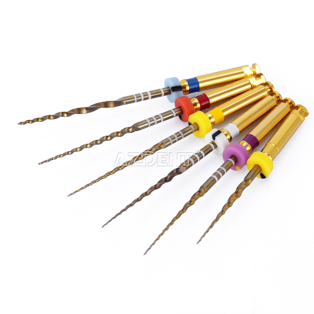 Limas rotatorias NITI para endodoncia dental Uso del motor Gold Taper SX-F3 25mm