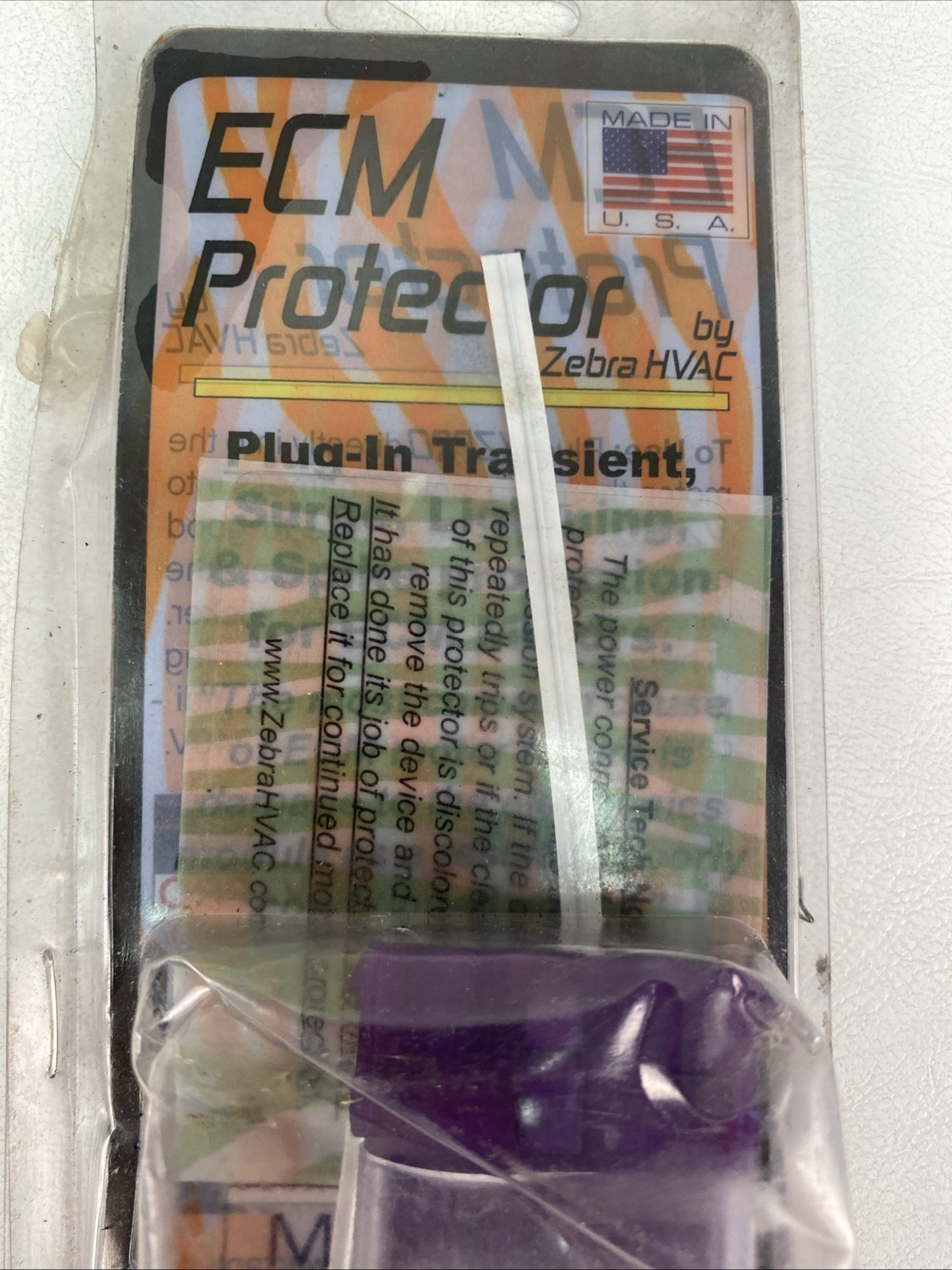 Zebra Instruments VZPRO ECM Motor Protector Surge Protection S59-420