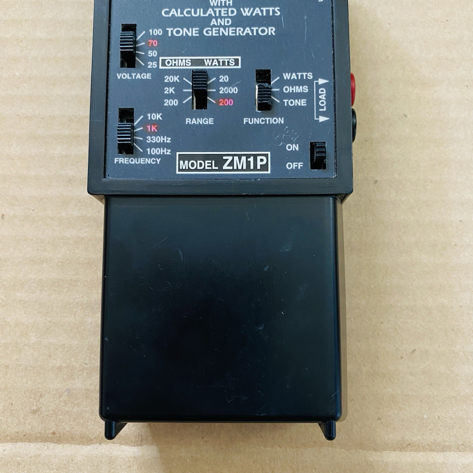 Goldline ZM1P Impedance Meter with Overload Protection – Meter Device ONLY