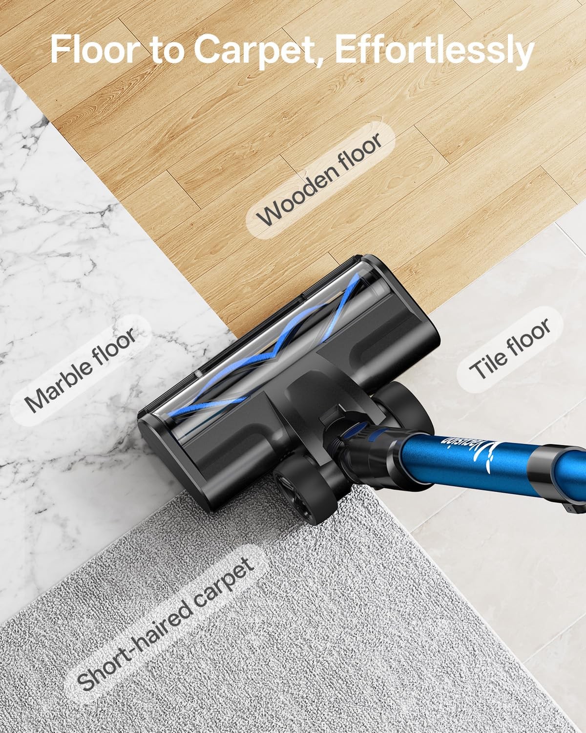 Vacusion Cordless Vacuum Cleaner 8-In-1 Cordless Stick Vacuum Cleaner 3 Suction