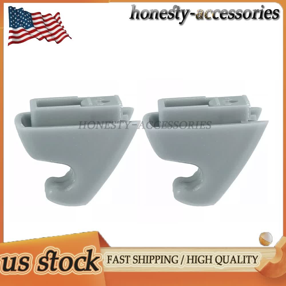 1Pair Gray Sunvisor Shade Support Clip For 2007-2014 Chevrolet Tahoe US