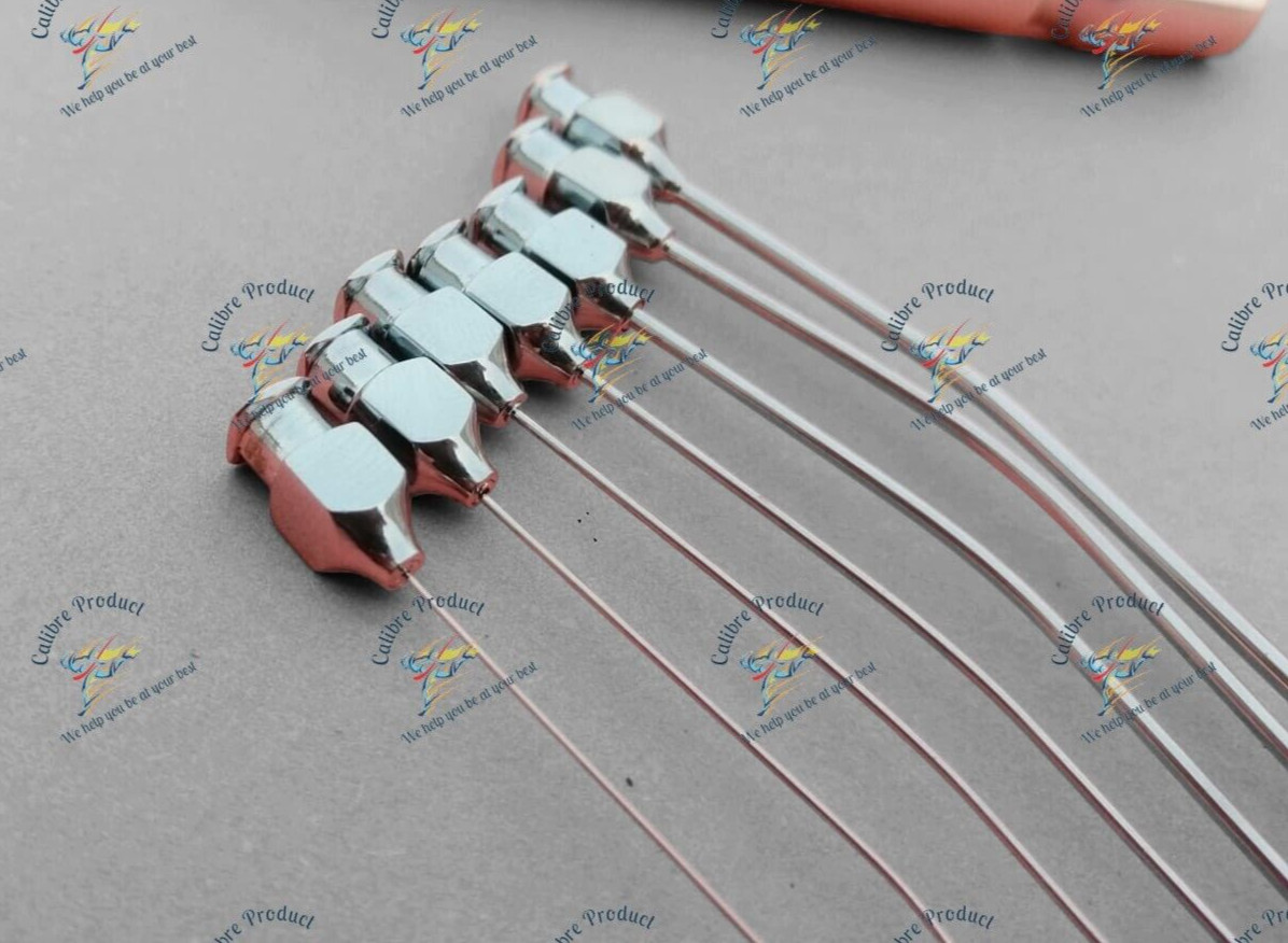 Nasal Ent Tympanoplasty Suction Tubes With Luer Lock Handle Surgical Instruments