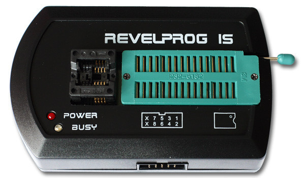 REVELPROG-IS SERIAL FLASH & EEPROM PROGRAMMER (1.8V – 5V + ISP, USB)