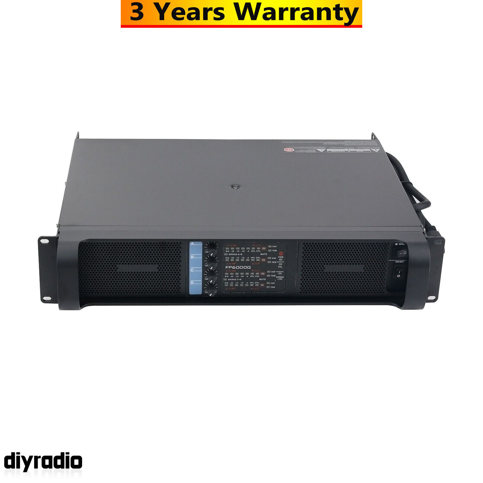 FP6000Q High Performance Switching Pro Power Amplifier Four-Channel PA Speakers