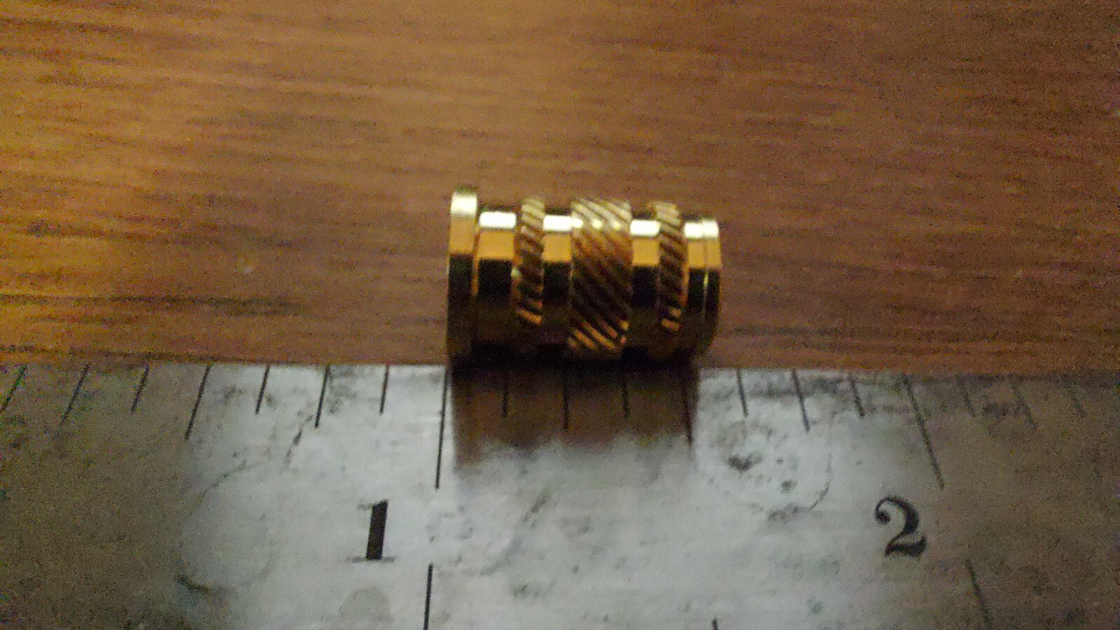 20x 1/4-20 Brass Threaded Heat Set Inserts 4 Plastic 3D Printing Metal .55″ Long