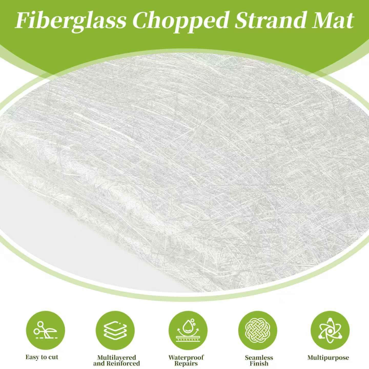 Fiberglass Chopped Strand Mat 1.5 oz Repair Kit for Resin Bond