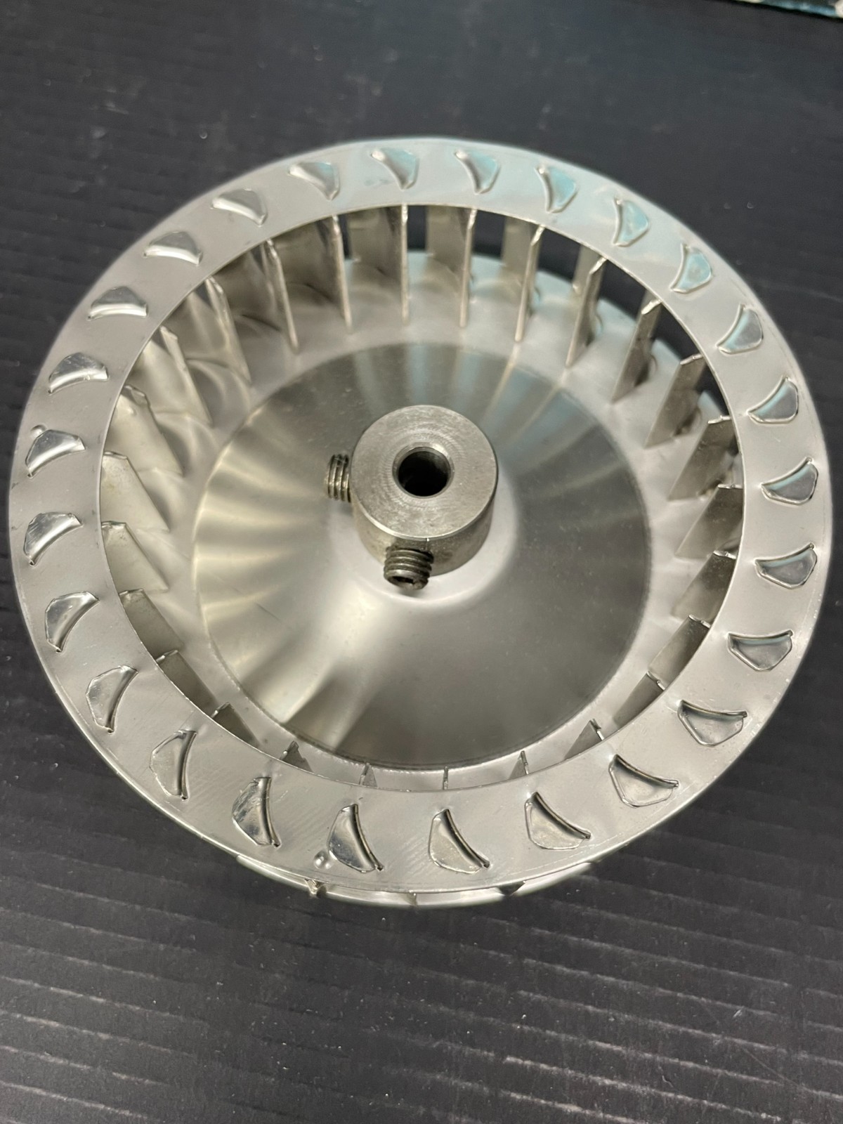 New Source 1 026-32623-700 Stainless Steel Blower Wheel 4″ X 1″ CCW 1/4″ Bore