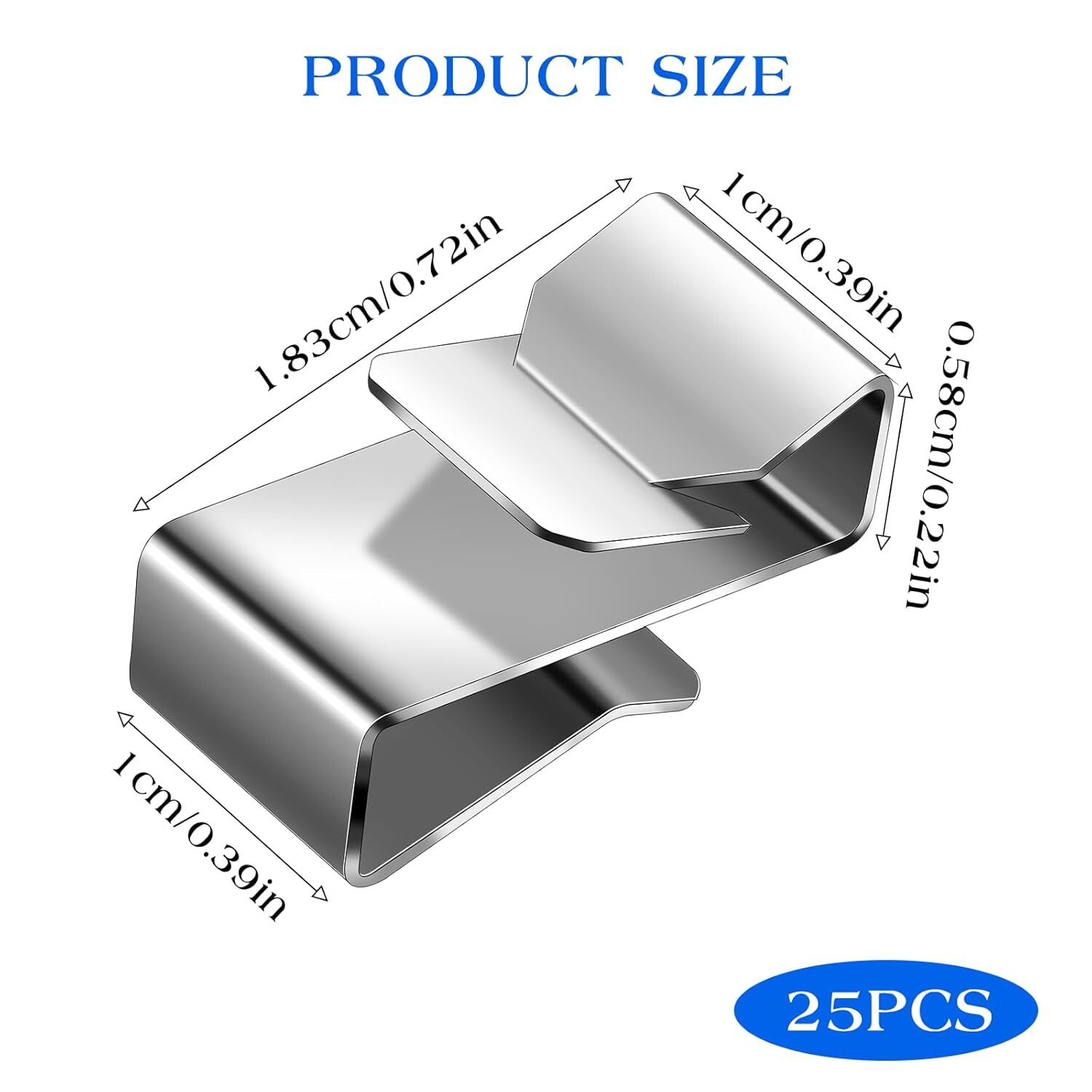 25Pcs Trailer Frame Wire Clips for Boat Trailer Camper Wire Management