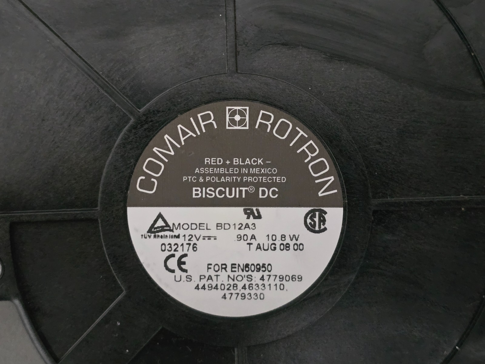 Comair Rotron BD12A3 Brushless DC Blower Fan Pre-Owned #2